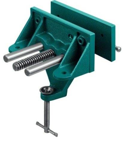 Тиски KRAFTOOL 155мм столярные на струбцине, переносные, 155 мм [32720-155]