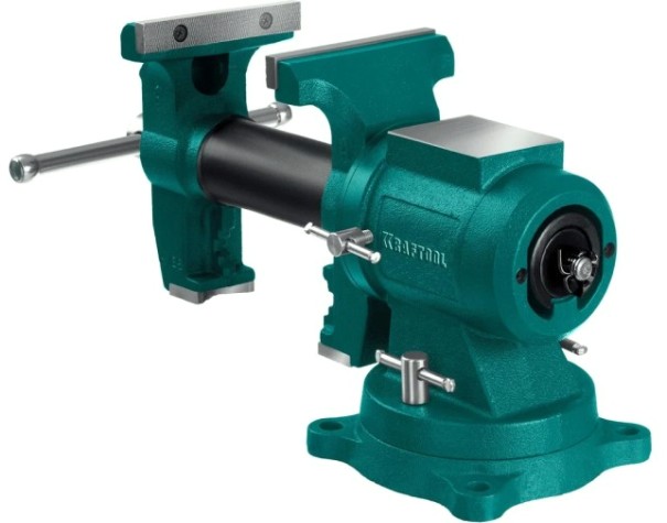 Тиски KRAFTOOL 3D Multi-Purpose 125 мм, чугунные слесарные [32706-125]