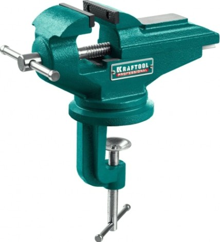 Тиски KRAFTOOL MINI 32713-75 стальные настольные 65 мм [32713-75]