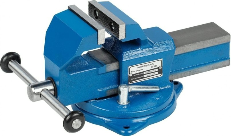 Тиски NORDBERG NT100 слесарные [ЦБ-0008428]