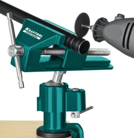 Тиски шарнирно-поворотные KRAFTOOL PRECISION 75 мм [32711-75]