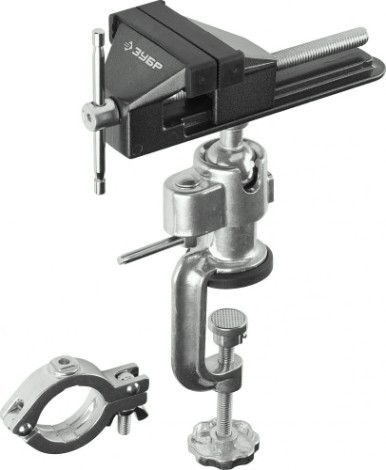 Тиски шарнирно-поворотные ЗУБР МОДЕЛИСТ 3D 75 мм, для точных работ 32487-75_z01 [32487-75_z01]