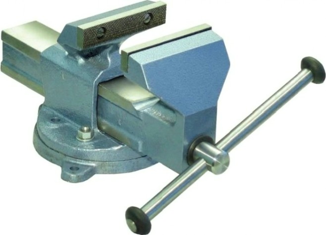 Тиски слесарные Глазов ТСС-150 поворотные, сталь [ТСС-150]