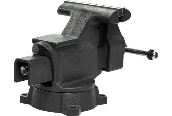 Тиски слесарные STALEX "Кайман", 165х150 мм. 210°, 17,1 кг. [D60]