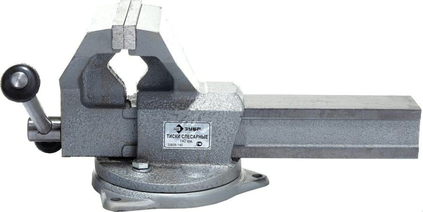 Тиски слесарные ЗУБР "ЭКСПЕРТ" 140 мм 32608-140 [32608-140_z01]