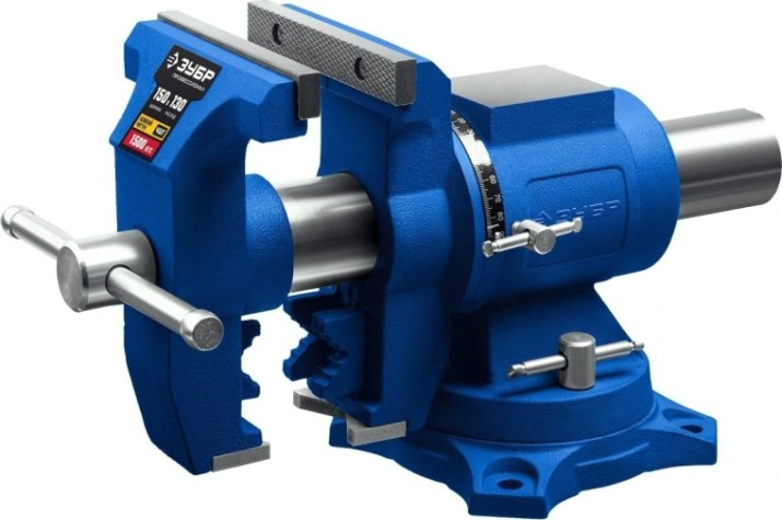 Тиски слесарные ЗУБР ЭКСПЕРТ-3D многофункциональные 150 мм [32712-150]