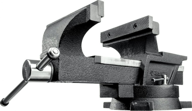 Тиски слесарные ЗУБР "МАСТЕР" 200 мм 3258-200 [3258-200_z02]