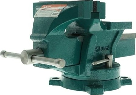 Тиски Sturm 1075-01-125 слесарные 125 мм, поворотные усиленные