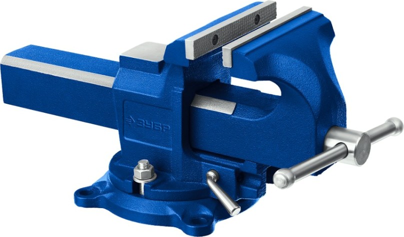 Тиски ЗУБР 150мм быстрозажимные слесарные [32707-150]