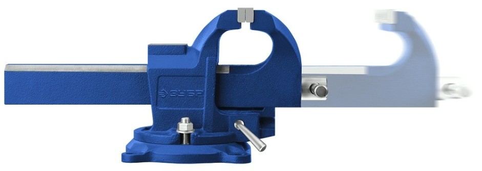 Тиски ЗУБР 150мм быстрозажимные слесарные [32707-150]