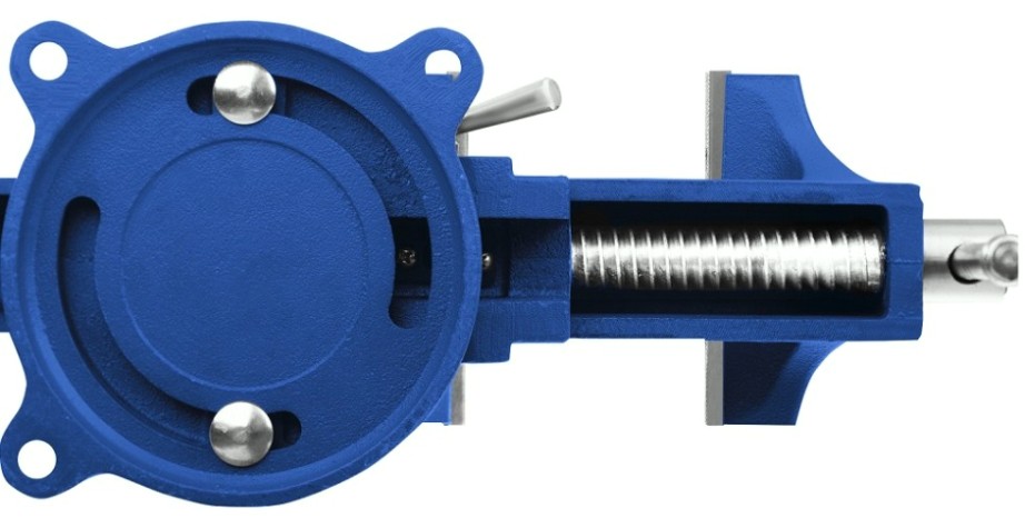 Тиски ЗУБР 150мм быстрозажимные слесарные [32707-150]