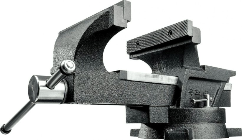 Тиски ЗУБР МАСТЕР слесарные 200 мм [3258-200]