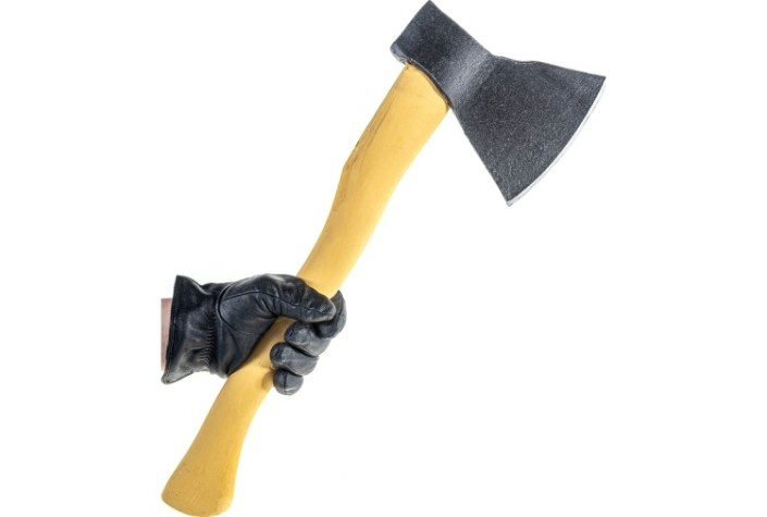 Топор 1350/1600 г кованный, в сборе, деревянное 500 мм [21846]