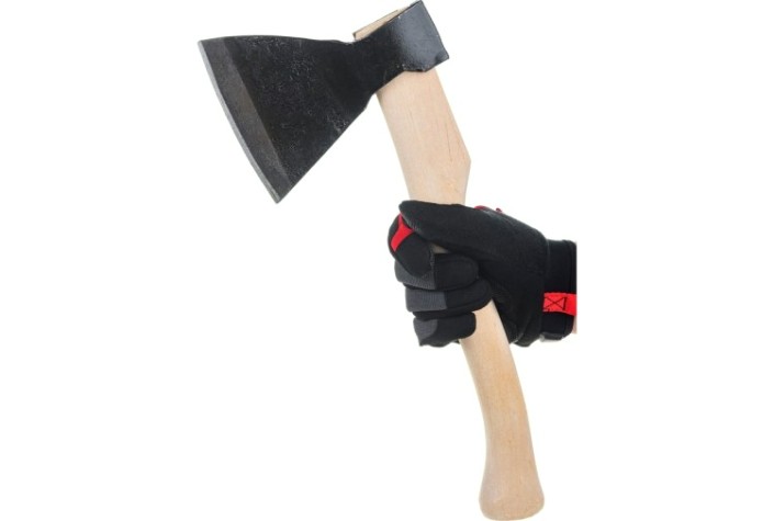 Топор 890/1200 г кованный, в сборе, деревянное 400 мм [21661]