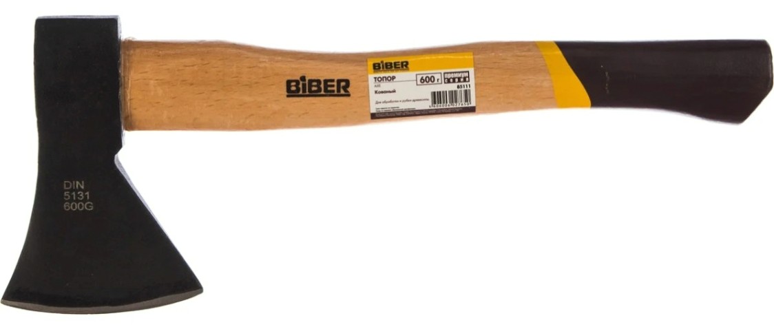Топор Biber Премиум 85111 кованый 0,6кг [тов-085211]