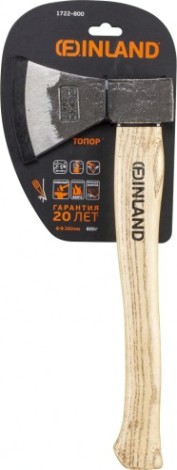 Топор FINLAND 1722 кованый с деревянным топорищем 800г. [1722-800]
