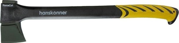 Топор HANSKONNER HK1015-01-FB0870 870г, фибергл. рукоятка