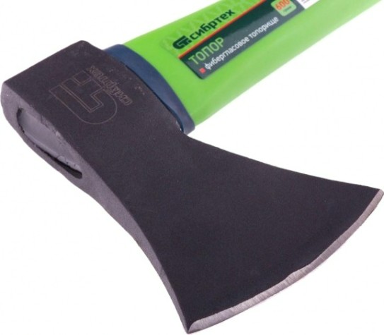 Топор СИБРТЕХ 600 г фибергласовое топорище, 21644 [21644]