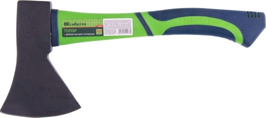 Топор СИБРТЕХ 800 г фибергласовое топорище, 21645 [21645]