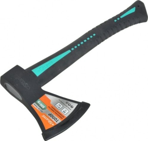 Топор Sturm 1015-06-FR0800 800гр. (кованый боек, удлинен. полностью обрезин. Топор Sturm 1015-06-FR0800 800гр. (кованый боек, удлинен. полностью обрезин.