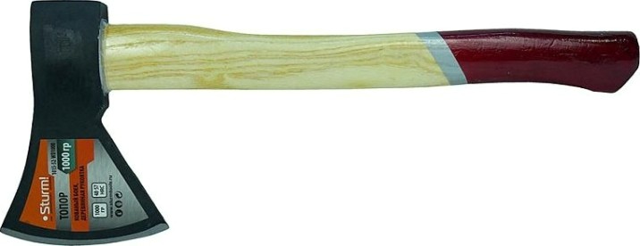 Топор Sturm 1015-52-WD1000 (кованый боек, деревянная рукоятка)