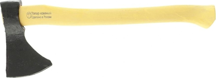 Топор таежный "Олень" 600 гр. в сборе, кованый, деревянное топорище, 420 мм [21694]