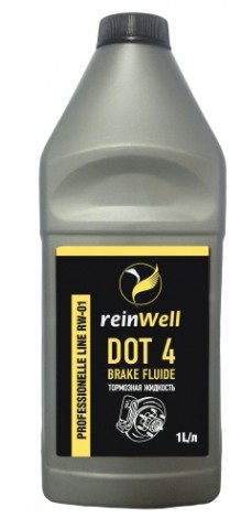 Тормозная жидкость REINWELL DOT 4 1 л [3205]