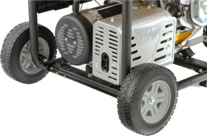 Транспортировочный комплект Denzel (колеса и ручки) для генераторов PS 55-90 [946725]