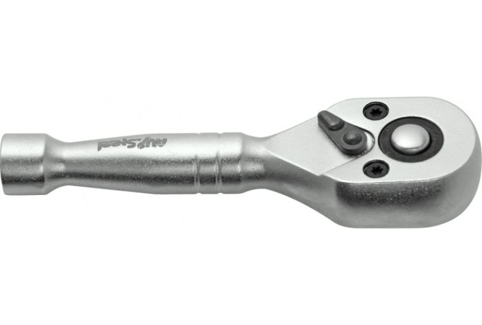 Трещотка 1/4" AV Steel AV-508600 72-зубца укороченная, 95 мм Трещотка 1/4" AV Steel AV-508600 72-зубца укороченная, 95 мм