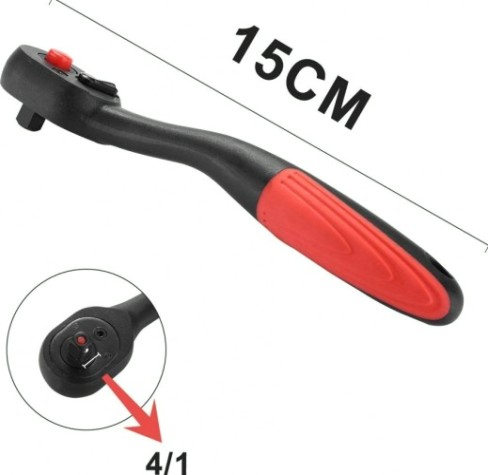 Трещотка DEKO 1/4 DR03 professional (72 зуба) [068-1416]