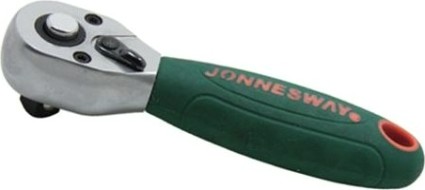 Трещотка JONNESWAY R2902B Рукоятка укороченная усиленная 1/4"DR, 36 зубцов, [047153]