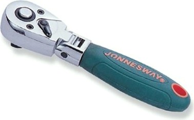 Трещотка JONNESWAY R4202 Рукоятка укороченная с шарниром 1/4"DR, 36 зубцов, [048439]