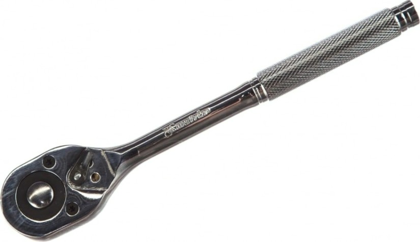 Трещотка MATRIX 1/2" с переключателем, crv, хромированный 14015 [14015]