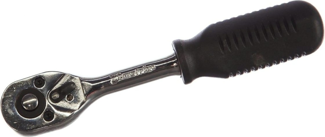 Трещотка MATRIX 1/4" с переключателем, crv, хромированная 14010 [14010]