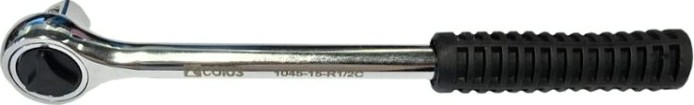 Трещотка СОЮЗ 1045-15-R1/2C квадрат 1/2", 39 зубов, пластиковая рукоятка
