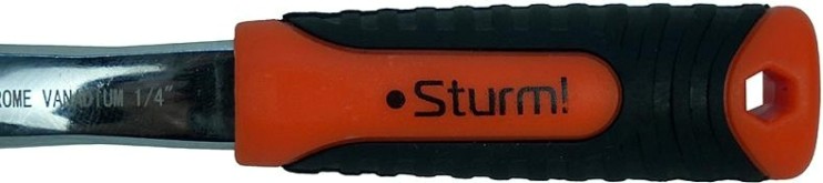 Трещотка Sturm 1045-17-R1/4 квадрат 1/4", 72 зуба, с быстрым сбросом, crv