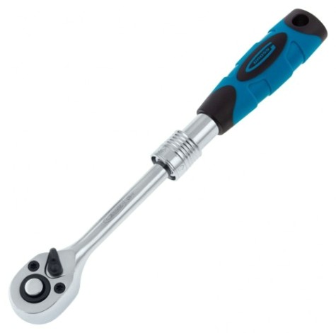 Трещотка телескопическая GROSS 1/4", 150-200 мм crv 14074 [14074]
