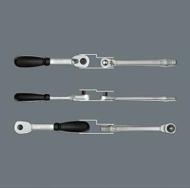 Трещотка WERA ZYKLOP-KNARRE WE-004004 1/4", 141 мм [WE-004004]