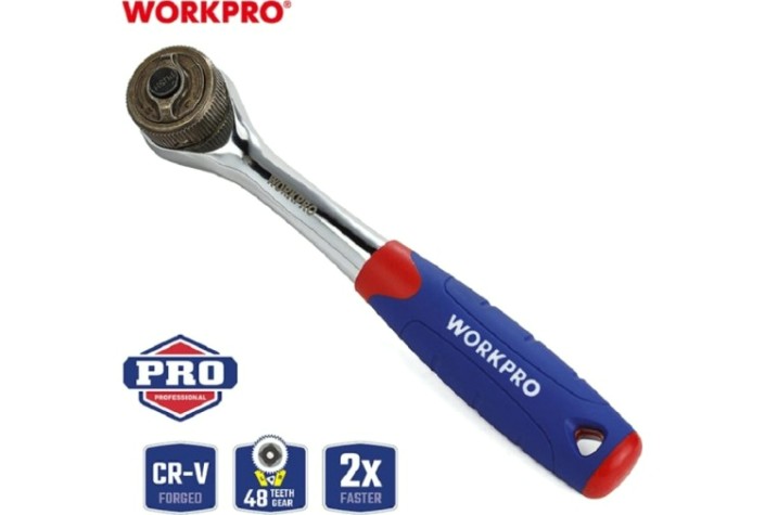 Трещотка WORKPRO WP271013 3/8" 2х скорость Трещотка WORKPRO WP271013 3/8" 2х скорость