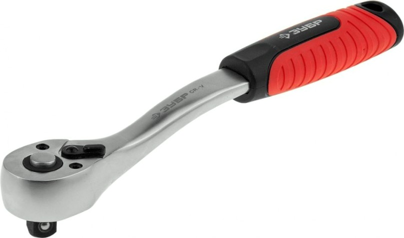 Трещотка ЗУБР МАСТЕР для торцовых головок "эксперт"3/8", cr-v, 72 зубца [27730-3/8]