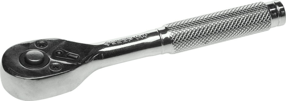 Трещотка ЗУБР МАСТЕР сr-v сталь, 1/4", 72 зубца, цельнометаллическая [27739-1/4]