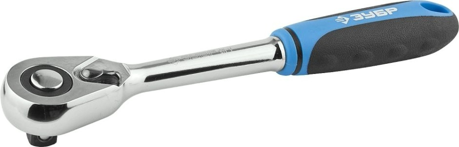 Трещотка ЗУБР ПРОФИ для торцовых головок сr-v сталь, 48 зубцов, 1/2" [27731-1/2]