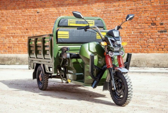Трицикл грузовой RUTRIKE Антей У 1500 60V1000W Серый 2055 [021343-2055]