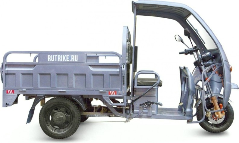 Трицикл грузовой RUTRIKE Глобус 1500 60V/1000W Серый 2574 [023370-2574]