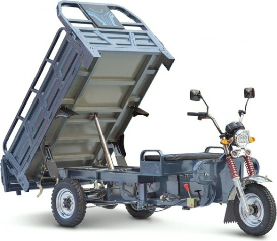 Трицикл грузовой RUTRIKE Титан 2000 ГИДРАВЛИКА 60V1500W Серый 2427 [021797-2427]