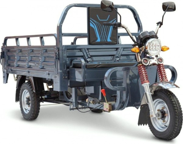 Трицикл грузовой RUTRIKE Титан 2000 ГИДРАВЛИКА 60V1500W Синий 2063 [021797-2063]