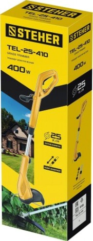 Триммер электрический Steher 400Вт 400 вт, ш/с 25 см [TEL-25-410]