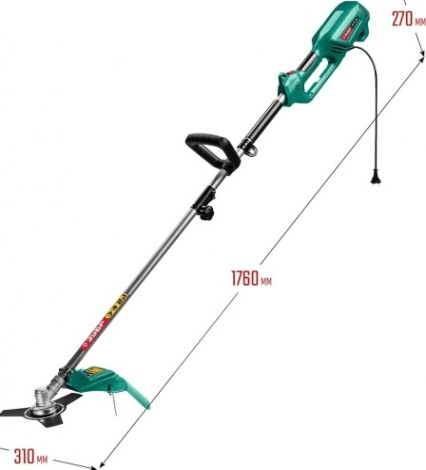 Триммер электрический ЗУБР КСВ-38-1300