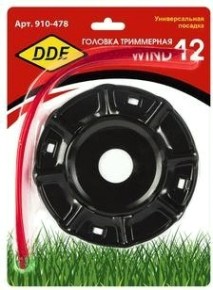 Триммерная головка DDE Wind 12 безразбор. смена корда [910-478]