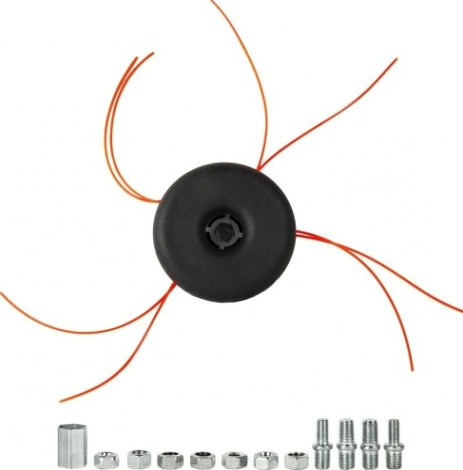 Триммерная головка DDE Wind 9 аналог "pivotrim pro", 8-ми прутк. [240-713]